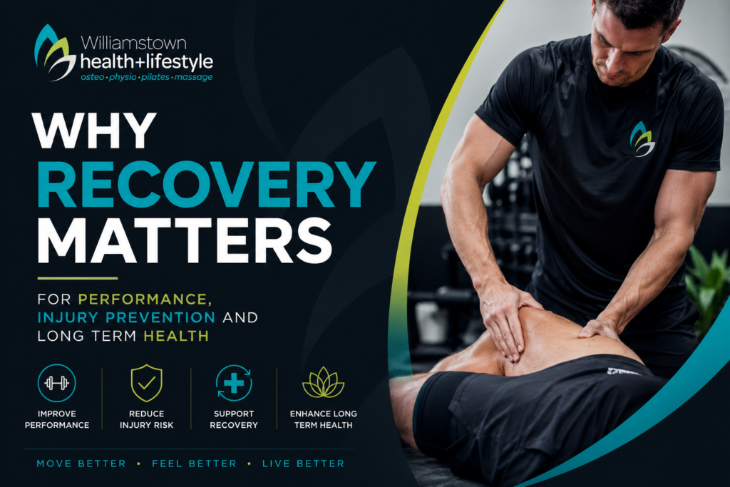 Post exercise recovery therapy at Williamstown Health and Lifestyle